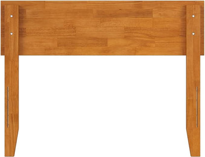 AFI, Orlando Twin Adjustable Modern Solid Wood Panel Headboard, Light Toffee