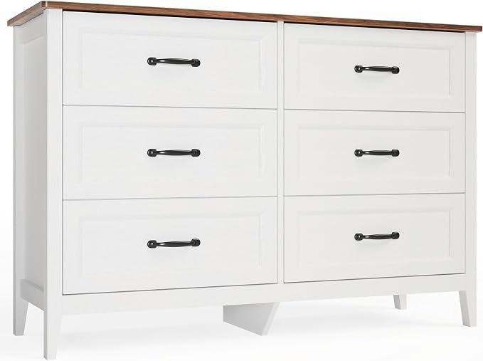 Gizoon 2-Piece Bedroom Furniture Set – Includes 5 Drawer Dresser and 6 Drawer Dresser, Chest of Drawers, Bedroom Set, Grate Gift for Yourself and Your Loved Ones, Ideal for Any Bedroom, Living Room