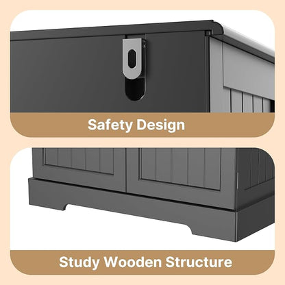 Gizoon 70" Tall Kitchen Pantry Cabinet with Doors and Adjustable Shelves, 5-Tier Multipurpose Pantry Storage Cabinet with Drawer Freestanding Organizer for Small Kitchen Bathroom Laundry Room, Black