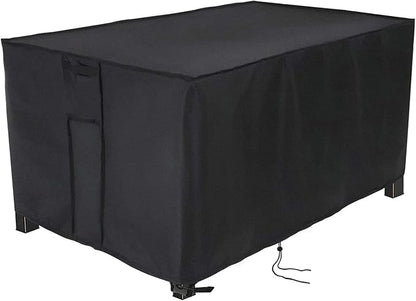 Fire Pit Cover Rectangular 46 Inch,Propane Gas Fire Pit Table Cover,Outdoor Waterproof Firepit Table Cover - 46 x 26 x 25 Inch