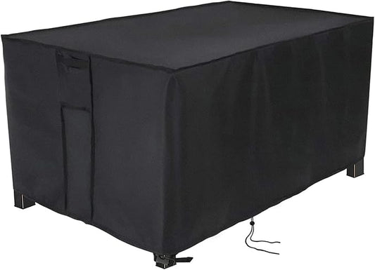 Fire Pit Cover Rectangular 46 Inch,Propane Gas Fire Pit Table Cover,Outdoor Waterproof Firepit Table Cover - 46 x 26 x 25 Inch