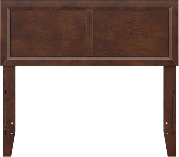 AFI, Sophia Adjustable Modern Twin Wood Headboard, Walnut