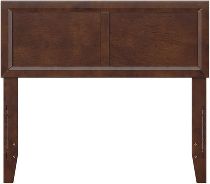AFI, Sophia Adjustable Modern Twin Wood Headboard, Walnut