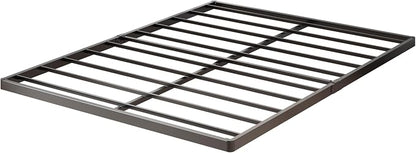 Yicensen 1.6 Inch Bunkie Board Full Low Heavy Duty Metal Box Spring Full Size Bed Base, Sturdy Mattress Foundation, Easy Assembly, Noise Free, Black