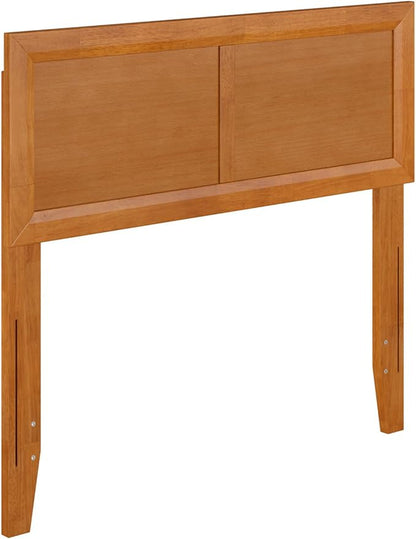 AFI, Sophia Adjustable Modern Twin Wood Headboard, Light Toffee