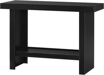 MAHANCRIS Console Table, 47.2'' Black Entryway Table for Hallway, Narrow Sofa Table Behind The Couch, Modern Foyer Tables for Entrance, Living Room, Corridor, Easy Assembly, Black CTBK26801