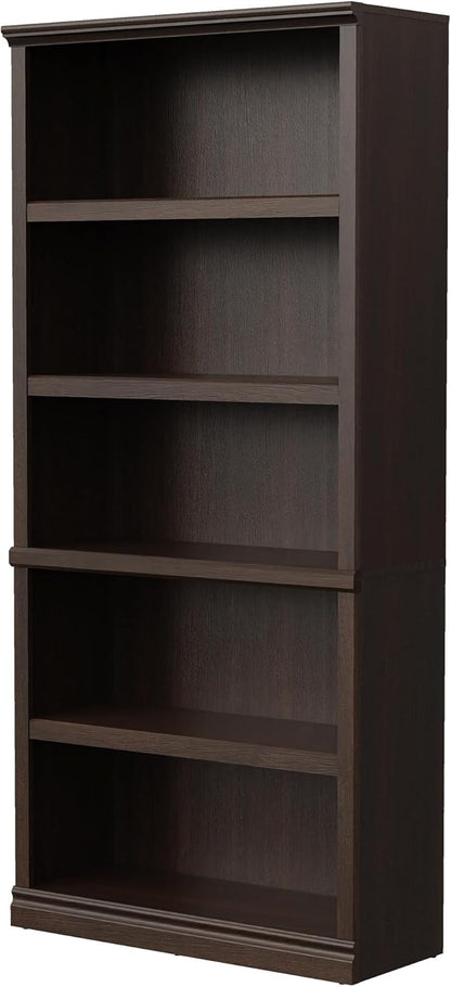 Bevfint Bookshelf, Open Storage 70 Inch Tall 5 Shelf Bookcase, Floor Standing Bookshelves and Bookcases, Book case for Farmhouse Library Office Bedroom Kids, Dark Cherry - 5 Tier