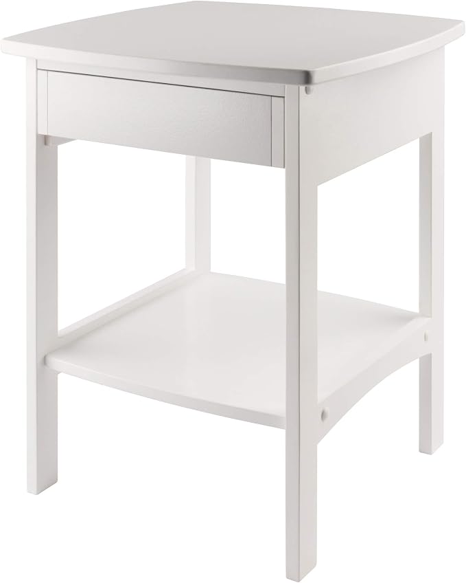 Winsome Wood Claire Accent Table, White