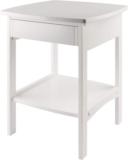 Winsome Wood Claire Accent Table, White
