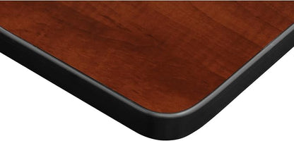 Romig Pillar 48" x 24" Training Table- Cherry/Grey Base
