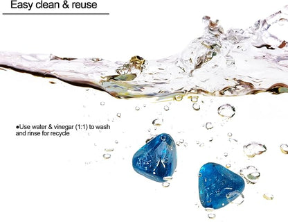 10 Pound 1/2 Inch Fire Glass Diamonds for Natural or Propane Fire Pit Fireplace and Landscaping, 10 Pounds Onyx Black