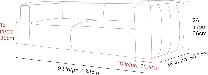 Valencia Graz Leather Wide Sofa 92" | Premium Full Semi-Aniline Leather | Modern Wide Couch with Unique Variations, Legless Design for Living Room, Chocolate