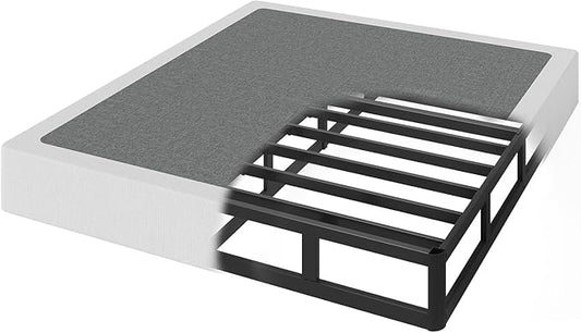 OSASET King Box Spring, 7 Inch King Size Box Spring Only, 3000 lbs Heavy Duty Metal Frame Mattress Foundation with Fabric Cover, Easy Assembly-Noise Free