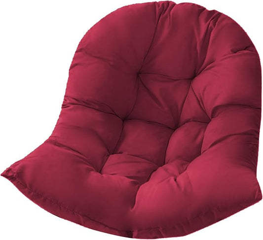 Hammock Swing Egg Chair Cushion Replacement, Hanging Basket Seat Pillow | Thick, 31.5 x 43.3 inches, High Elasticity Cotton, Soft Back Pads, Indoor, Outdoor, Garden, Office, Patio, Porch, Furniture