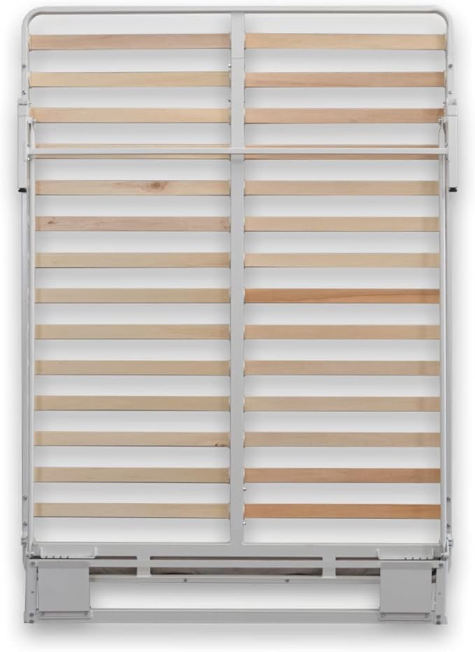 Wilding Wallbeds Deluxe Murphy Bed Frame (Full) Vertical Wallbed, Powder-Coated Steel Frame for Folding Cabinet, Pull-Out Bed, Hidden Bed