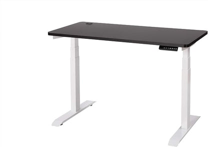 UNICOO Melamine 47.2 x 23.6 Inch Universal Table Top for Standard and Sit to Stand Height Adjustable Home and Office Desk Frames (Tabletop 47.2 - Black)