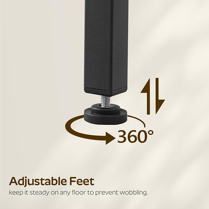 YATINEY Dining Chairs, Kitchen Chairs with Back Support, Upholstered Seat and Metal Legs, for Kitchen, Living Room, Black CY02L4BB