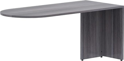 Lorell Weathered Charcoal Laminate Peninsula