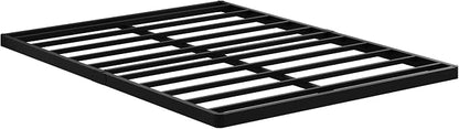 Maenizi King Size Box Spring 2 Inch Low Profile, Heavy Duty Metal Box Spring Bed Base Bunkie Board, Mattress Foundation, Easy Assembly, Noise Free, Black