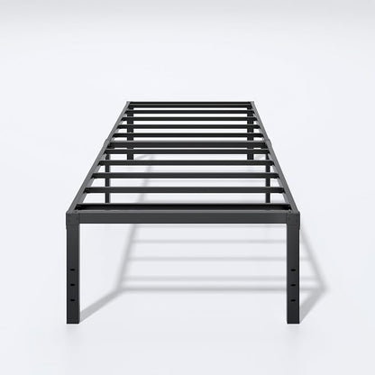 LUMUNANCE Metal Bed Frame Twin XL Size - 18 Inch Heavy-Duty Platform Bed Frame No Box Spring Needed, Easy Assembly, Noise-Free, Sturdy Mattress Foundation, Underbed Storage Space