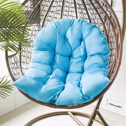 Hammock Swing Egg Chair Cushion Replacement, Hanging Basket Seat Pillow | Thick, 31.5 x 43.3 inches, High Elasticity Cotton, Soft Back Pads, Indoor, Outdoor, Garden, Office, Patio, Porch, Furniture