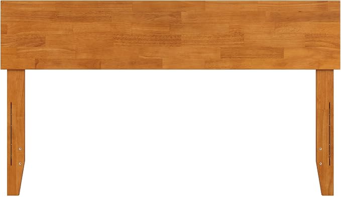 AFI, Orlando Full Adjustable Modern Solid Wood Panel Headboard, Light Toffee