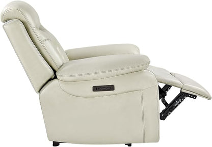 KISLOT Power Recliner Chair Set of 2, Wall Hugger Recliner with Adjustable Headrest and Footrest Dual Motor Electric Faux Leather Reclining Sofa with USB/Type-C Charging for RV Living Room Bedroom
