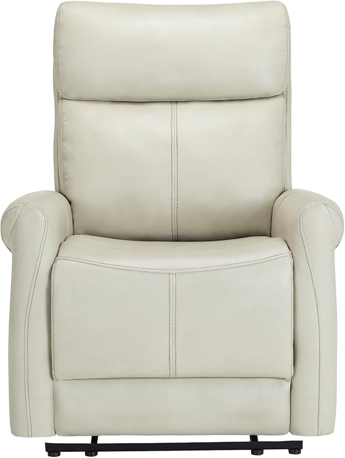 KISLOT Leather Recliner Chair for Adults Wall Hugger RV Recliner with USB Charging Ports Electric Power Reclining Sofa for Living Room Home Theater Seating Bedroom
