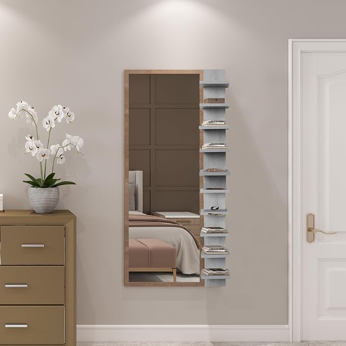 Homaterial 5 Tier Wall Shelf, Floaing Lack Shelf for Storage, Display Shelf Modern Room Home Wall Decor