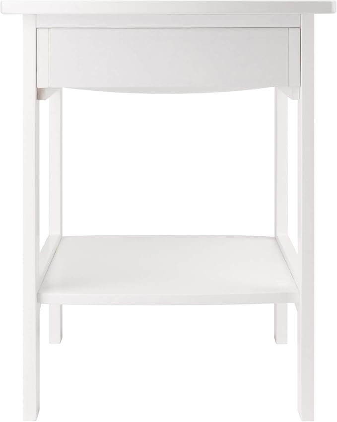 Winsome Wood Claire Accent Table, White