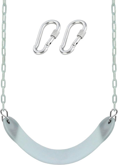 Heavy Duty 66‘’ Chain Plastic Coated Swing Seat Replacement Swing Set Accessories Outdoor Glow in The Dark