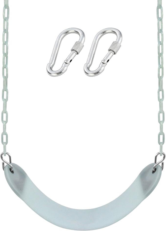 Heavy Duty 66‘’ Chain Plastic Coated Swing Seat Replacement Swing Set Accessories Outdoor Glow in The Dark