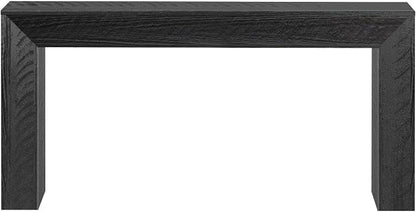 Plank+Beam 66 Inch Camden Console Table - Solid Pine Wood, Easy Assembly for Living Room or Entryway, Rustic Char