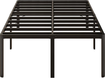 Yicensen 24 Inch High King Bed Frame with Rounded Corner Legs Heavy Duty Metal King Size Platform Bed Frame No Box Spring Needed, Easy Assembly, Noise Free, Black.