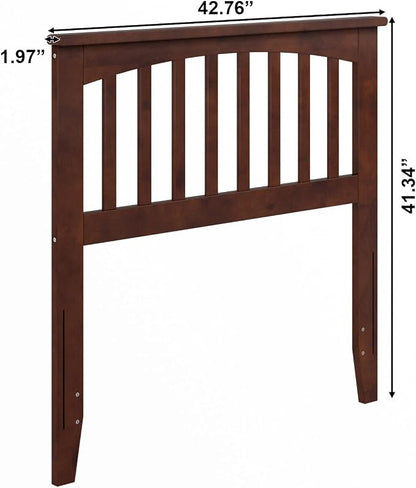 AFI, Mission Twin Solid Wood Headboard, Walnut