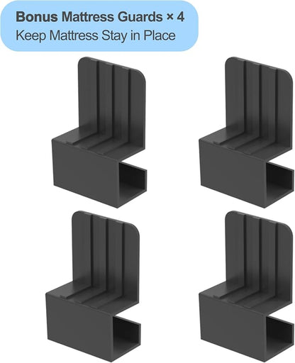 Bilily 6 Inch King Bed Frame with Steel Slat Support,Low Profile King Metal Platform Bed Frame Support Mattress Foundation,Heavy Duty,No Box Spring Needed,Easy Assembly,Noise Free