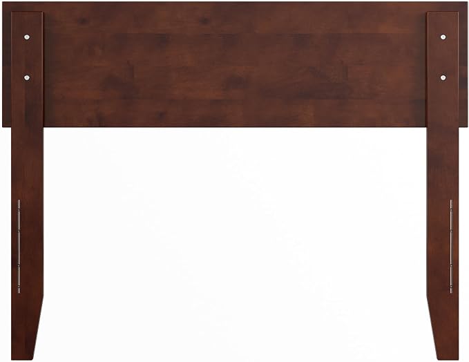 AFI, Orlando Twin Adjustable Modern Solid Wood Panel Headboard, Walnut