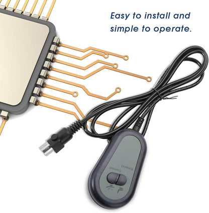Recliner Remote Hand Control, Lift Chair Remote Replacement, 2 Button Manual Controller, 5 Pin Universal Power Recliner for Electric Power Lift Sofa Chair
