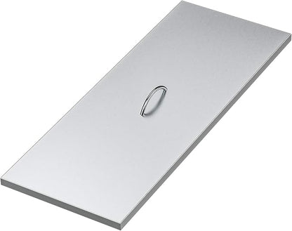 Stanbroil Fire Pit Burner Pan Cover 39" x 15", Fits 36 x12 Inches Rectangular Drop-in Burner Pan, Stainless Steel