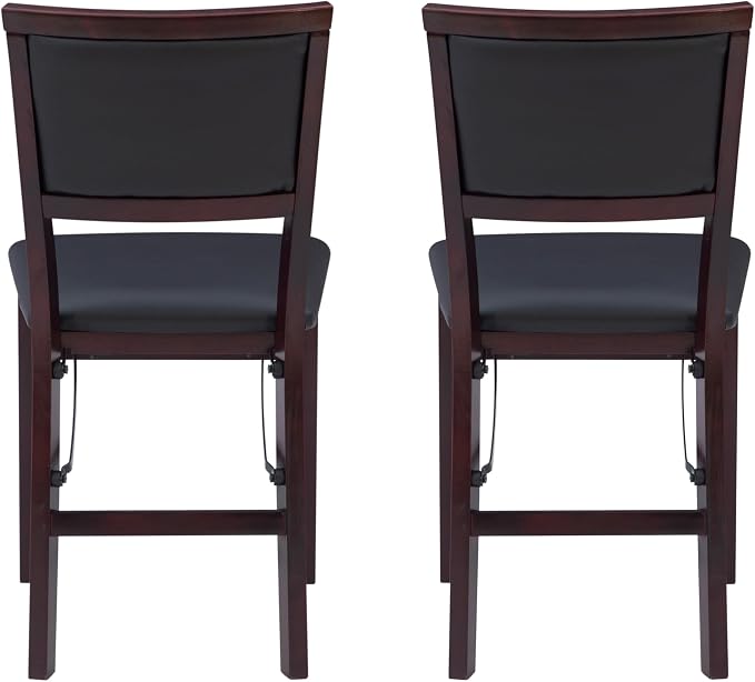 Linon Keira Pad Folding Chair, Set of 2, Engineered Wood
