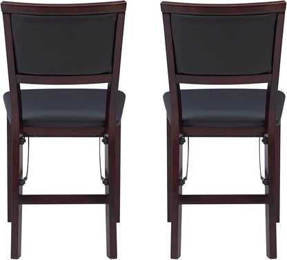 Linon Keira Pad Folding Chair, Set of 2, Engineered Wood