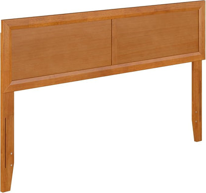 AFI, Sophia Adjustable Modern Queen Wood Headboard, Light Toffee