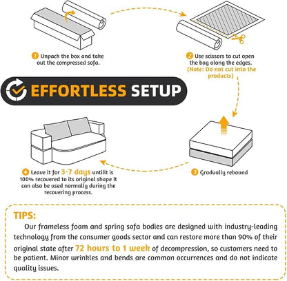 78.7" Futon Sofa Bed, 2-in-1 Foldable Sleeper Sofa, Convertible Sofa Bed with Pillows, Corduroy Couch with Multi Functional Blanket Upholstered Boneless Couches for Living Room, Dark Gray