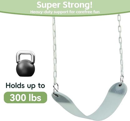 Heavy Duty 66‘’ Chain Plastic Coated Swing Seat Replacement Swing Set Accessories Outdoor Glow in The Dark