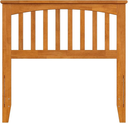 AFI, Mission Twin Solid Wood Headboard, Light Toffee