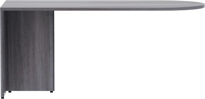 Lorell Weathered Charcoal Laminate Peninsula