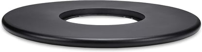 TIKI 38-Inch Customizable Propane Fire Pit Table Attachment – Modern Black Accessory for Outdoor Gas Fire Pit, Patio, and Backyard Spaces