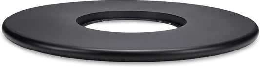 TIKI 38-Inch Customizable Propane Fire Pit Table Attachment – Modern Black Accessory for Outdoor Gas Fire Pit, Patio, and Backyard Spaces