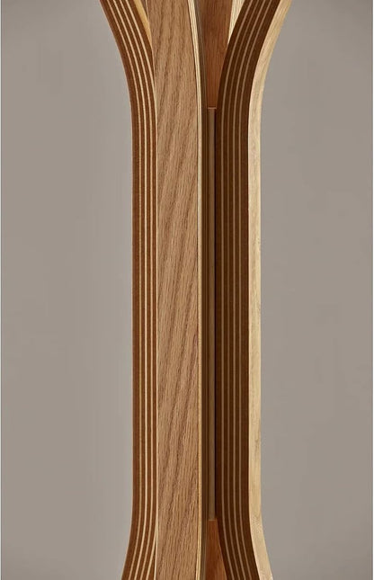 Adesso Toby Coat Rack with Natural Oak Finish – Space-Saving Entryway Organizer Perfect for Coats, Bags, Purses and Hats – 6 Hooks, 68.25" Tall