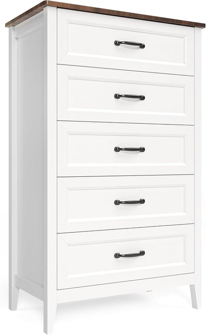Gizoon 2-Piece Bedroom Furniture Set – Includes 5 Drawer Dresser and 6 Drawer Dresser, Chest of Drawers, Bedroom Set, Grate Gift for Yourself and Your Loved Ones, Ideal for Any Bedroom, Living Room